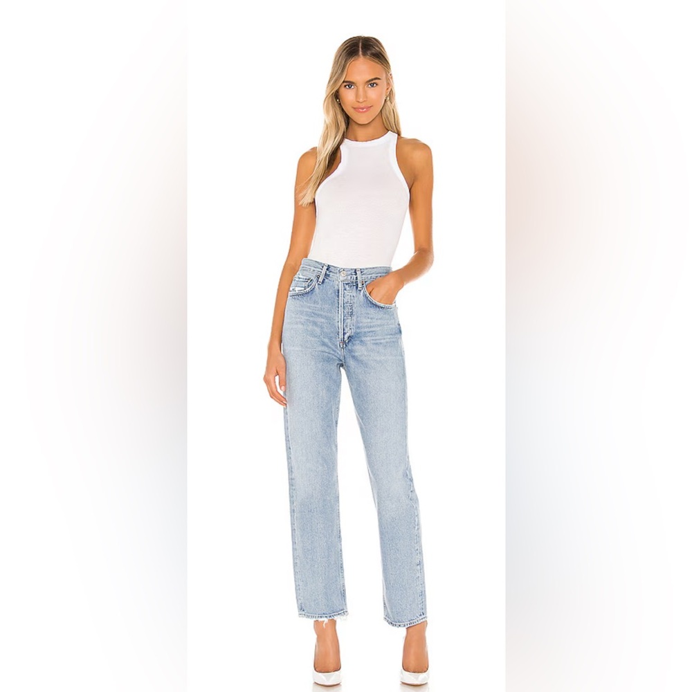 AGOLDE 90's Mid Rise Loose Fit Jeans in Snapshot